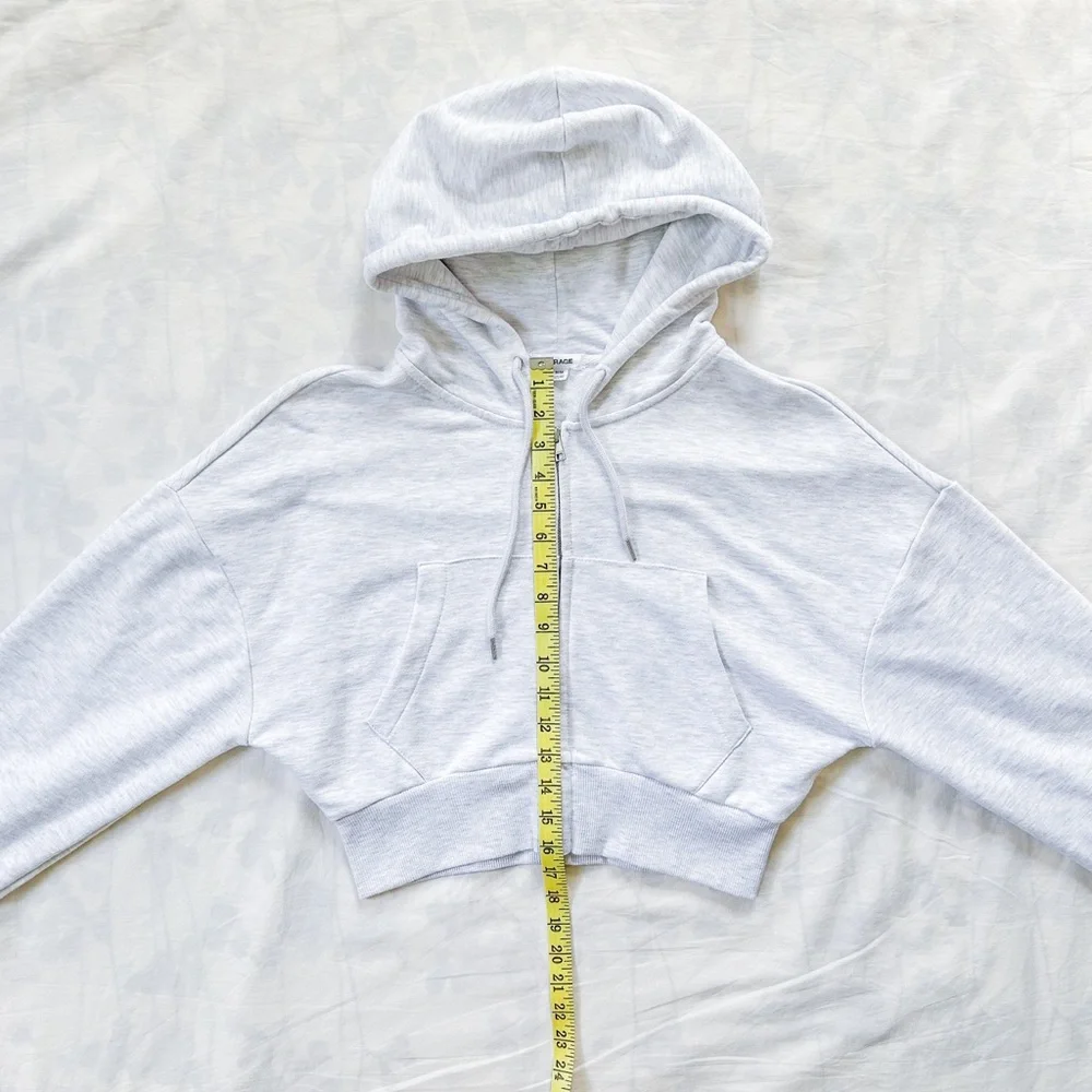 Garage Cropped Zippie Hoodie (Size: M) - Picture 10 of 15